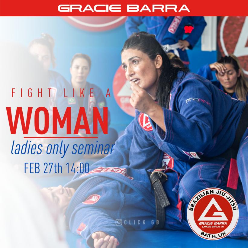 Fight Like a Woman! Ladies-only seminar Feb 27th 2.00pm