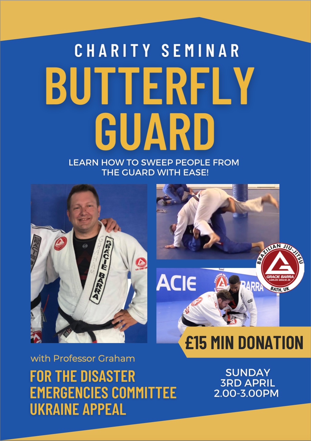 Butterfly guard charity seminar
