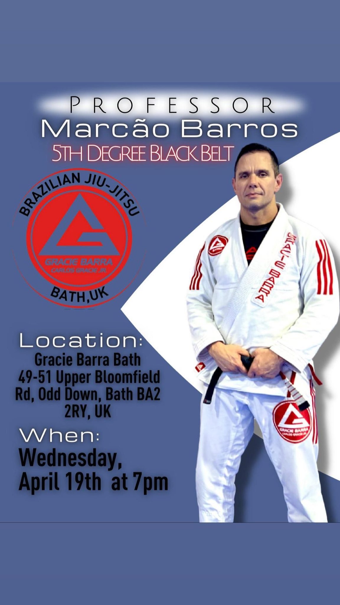 Professor Marcão Barros Seminar April 19th